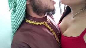 Bar Seduction: Latina Temptress Takes Arab Stranger Home for Raw, Standing Passion