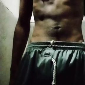 Bangladeshi sexy boy self enjoying at toilet