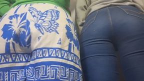 We'll crush you with our butts, wearing shorts and jeans.