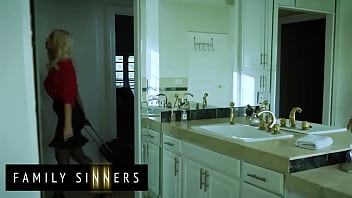 FAMILY SINNERS - Blonde Milf Is Feeling Lonely In Her Marriage And Decides To Spice Things Up With Her Stepson