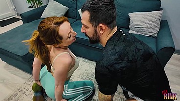 HORNY MILF GYM SLUT SEDUCES & FUCKS PERSONAL TRAINER
