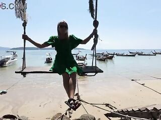 MILF Enjoys Remote Controlled Sex-toys Whilst Out For a Walk