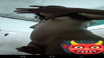 Hot Ladyboy Monica Rosales from Pasay City Philippines Masturbate with Her Boyfriend On Video Call