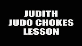 Judith judo chokes lesson