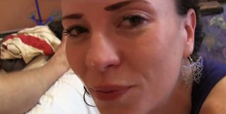 Gorgeous Classy Face and Body Classy Brunette Sylvia Chrystall POV Close up Mouth Fucking and Sloppy Drooling Blowjob Three Time