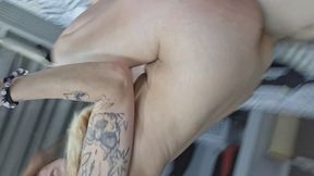 Daddy’s Dick Fucking My Tight Ass Making Me Moan Loud