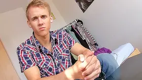 Twink Clears Debt with Hot Blowjob for Hung Czech Agent – XXXAction