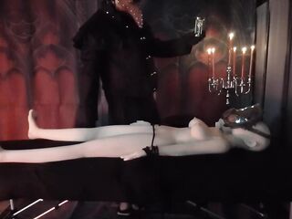 Alternative Medical Plague Fetish - Masked CD gets kinky with Sexpot Doll in nylons Part 1