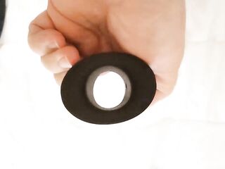 Sexually excited finnish faggot cumming on his daybed out of jerking.