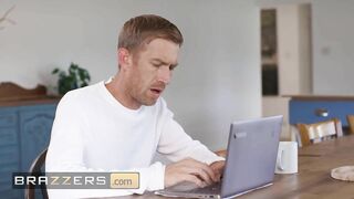 BRAZZERS - Horny Carla Boom Goes All Out To Seduce Danny D While He Tries To Work From Home