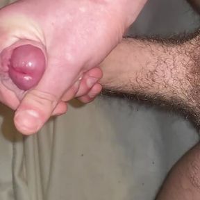 Sissy Twink shows how he jerks his Big Cock