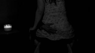 Red Lipstick Blowjob in the Shadows – She’s Addicted to My Cock