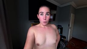 How Long Would You Last if I Was Riding Your Cock in a Red Light Green Light Game?