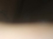 Fingering my ass and jerking off while other people look the gloryhole on each side and watch me
