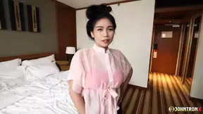 JohnTronX - Hot POV anal sex with a perfect tattooed Thai babe