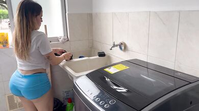 Kira Blonde, and her huge ass as a Domestic Employee