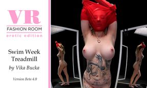 Vika's Treadmill Swim Week Show. Part 2