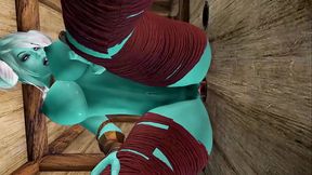 Skyrim Gloryhole Hentai Manara Blue Adventure Skin Colored Sex 3D Porn Animation Clear Blue Skin