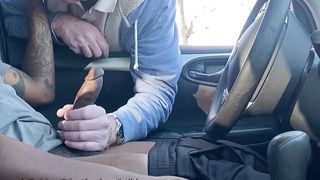grandpa offers a helping hand while cruising