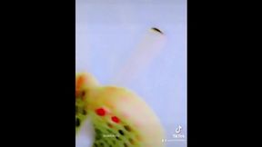 Gorgeous chick blows boss &mdash;  sucks toes &mdash;  and inhales sole kisses - hot feet and smokin' heels