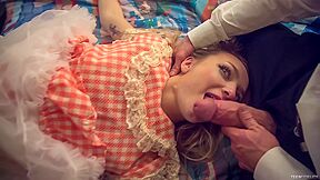 Cute teen 18+ Gets Fucked Hard In Bed With Carmen Callaway