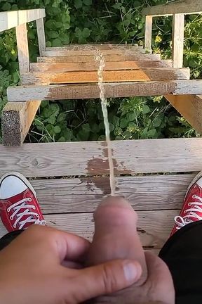 Marking My Territory with Piss - Pee on Stairs