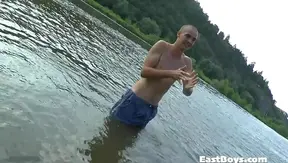 Twink 18+ Gives Handjob While Getting Gut Punched Hard
