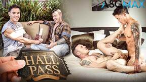 ”Couple’s Flip Fuck Frenzy -Inked Derek Kage Takes on Hunk  JC Hunt’s Monster”