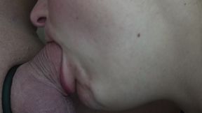 I use my little stepsister's mouth