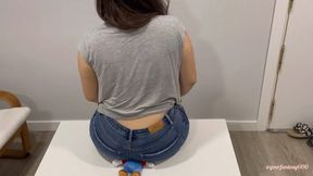 Plushie face sitting-custom vid