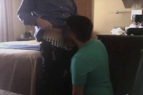College Boy Swallows Married Boss Cum