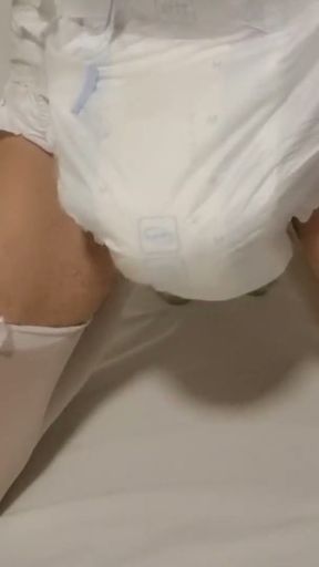 Cum With Me Faggot , Diaper Sissy JOI   Clip 1