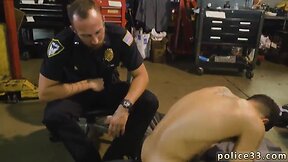 Cop gay porn video male man men guy get boinked by the police