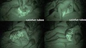 stepsister with stepbrother night time satin fun