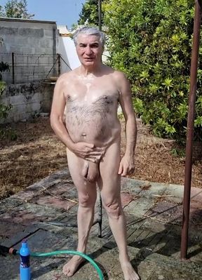 in the shower