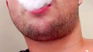Smoke Break - Young Twinks Jerk Off While Watching Porn
