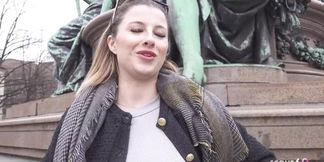 German gamer girl Mia Minou gets rimmed by a huge cock in Munich