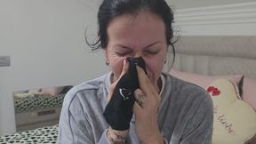 I loaded a sock with yellow snot 8K