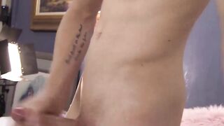 Juggling Balls & Strokin' Dick - Hot Amateur Guy Jacks Off For The Cameras