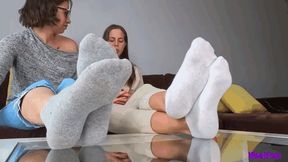 Sweaty Feet in Socks 4K