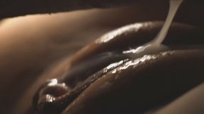 Twice Filled Pussy with Cum and Whipped It Inside Like Cream