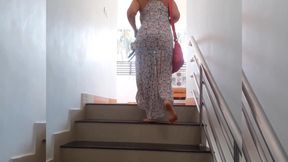 Amateur Blonde Mature Wife Enjoys Naked Sex After Walking