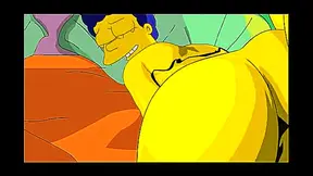 Marge Simpson Seduces Homer in Steaming Hot Animated Encounter