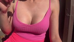 Italian Big Tits Milf Artemisia Love Solo Smoking Slow motion sesh