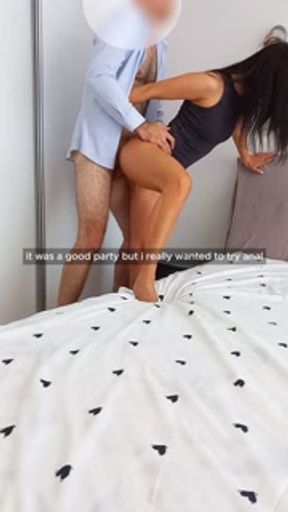 picked up a random guy from the party because i wanted to try anal
