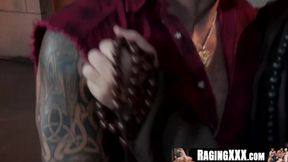 RagingXXX.com - Handsome guy anally fucked by a bearded priest post-confession