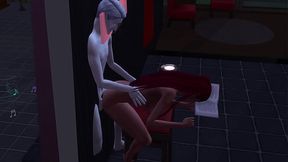 Public cumming in hardcore Sims 4 action