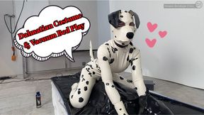 Dalmatian Costume & Vacuum Bed Play