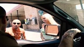 Curvy Blonde Squirms with Pleasure till She's Drenched in Come