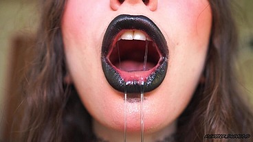 Drool dripping from my tongue 11